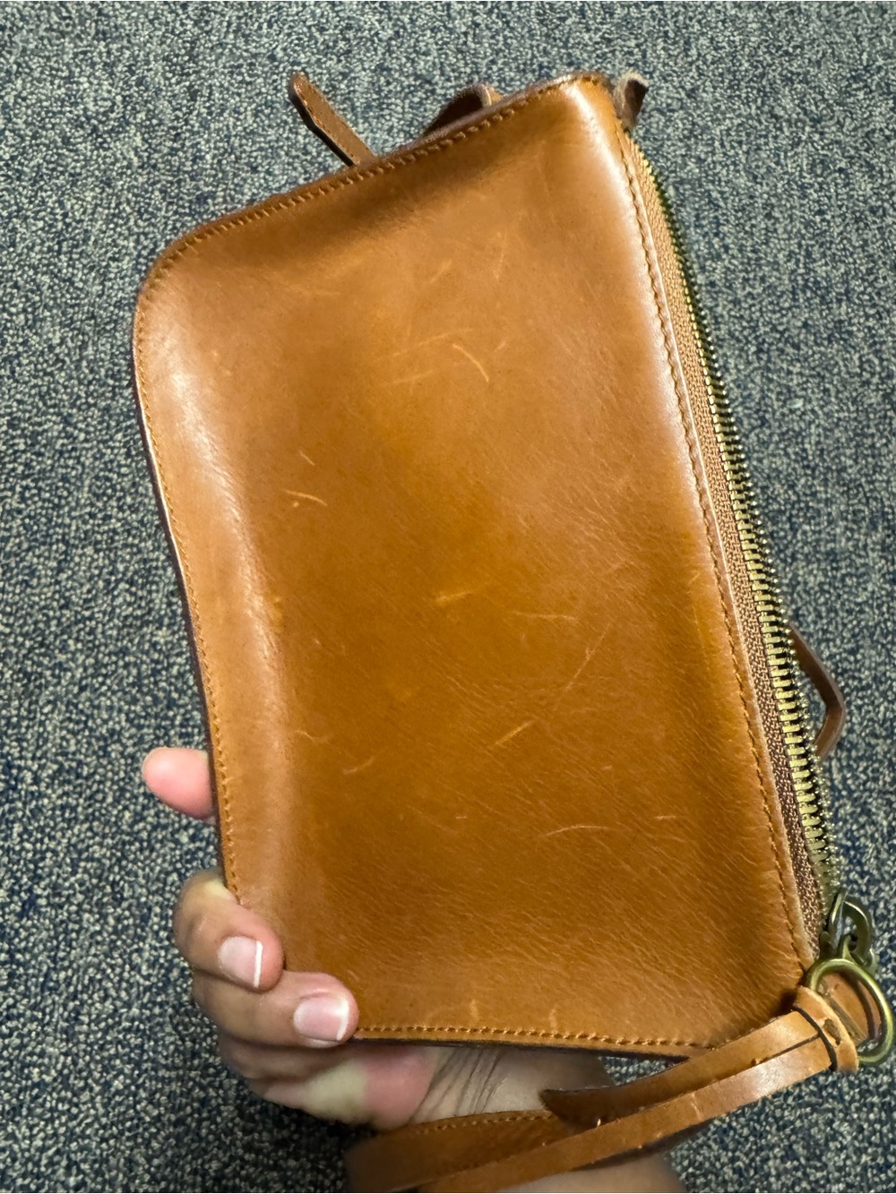 Madewell Chestnut Leather Crossbody Bag - Picture 10 of 11